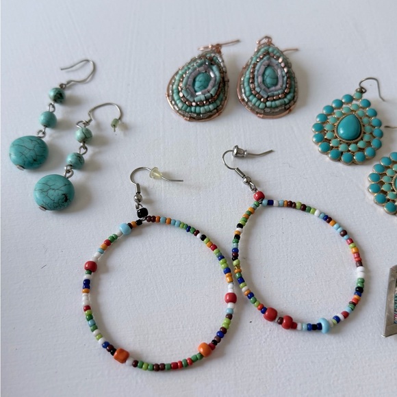 Beach Inspired  Multi-Color Earring Set - Picture 5 of 5